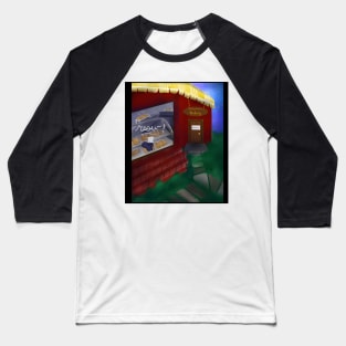 Bread Loaf Cat Baseball T-Shirt